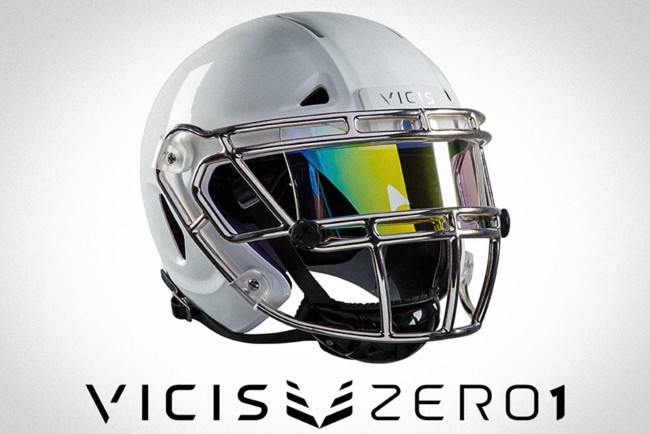 This helmet is deformed to protect the brains of football players