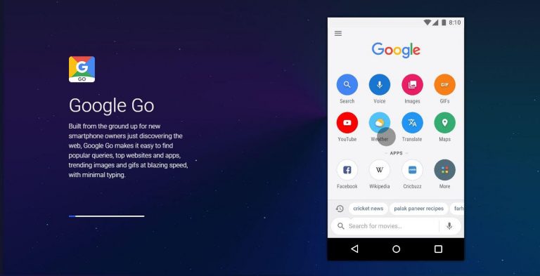 Google Go: A very compelling ultralight alternative to search for information on Google