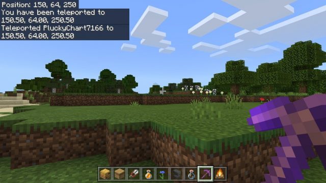 how to teleport in minecraft