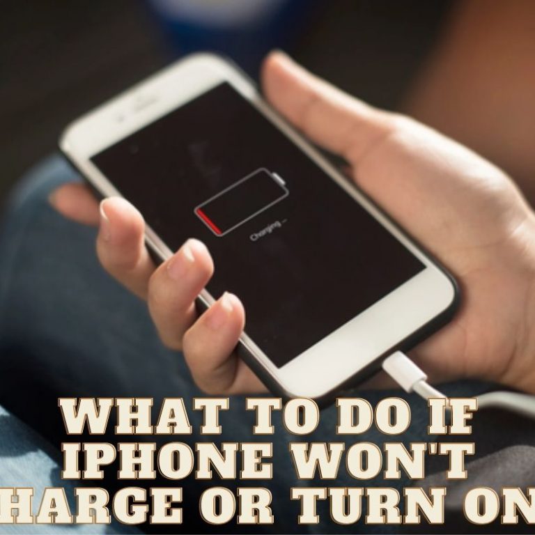 What to do when your iphone won’t charge or turn on